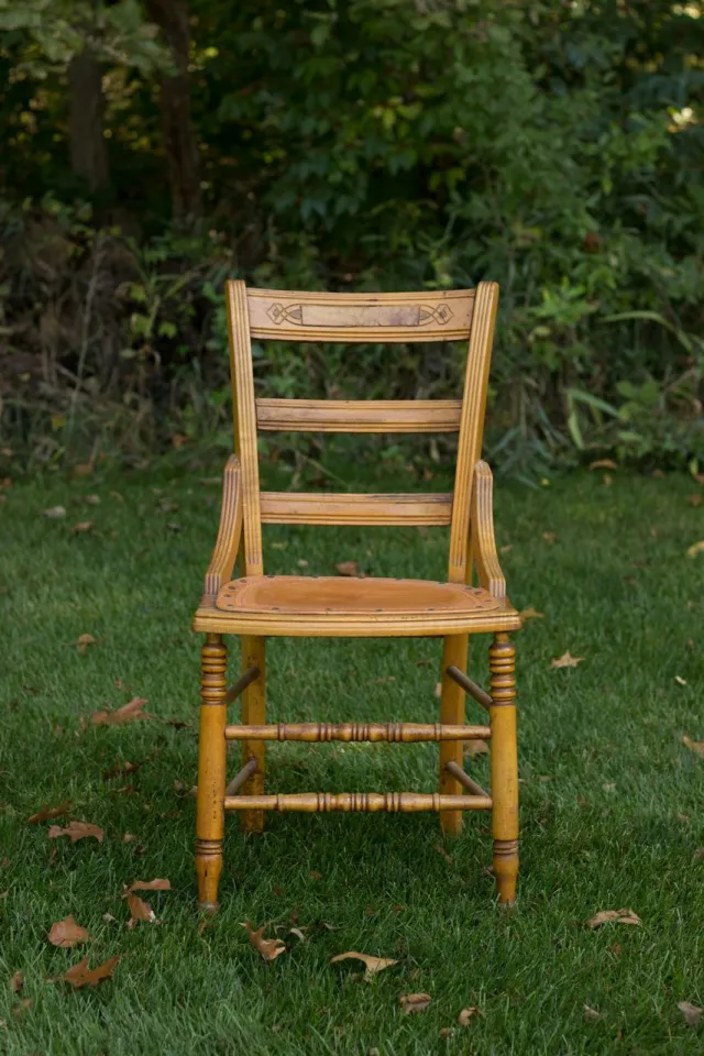 Wooden dining chair